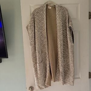 Darling Cardigan VestCost Plus World Market Heathered Knit Cardigan